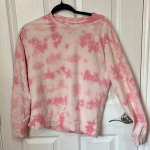 Lucky Brand Blush Tie-Dye Sweatshirt